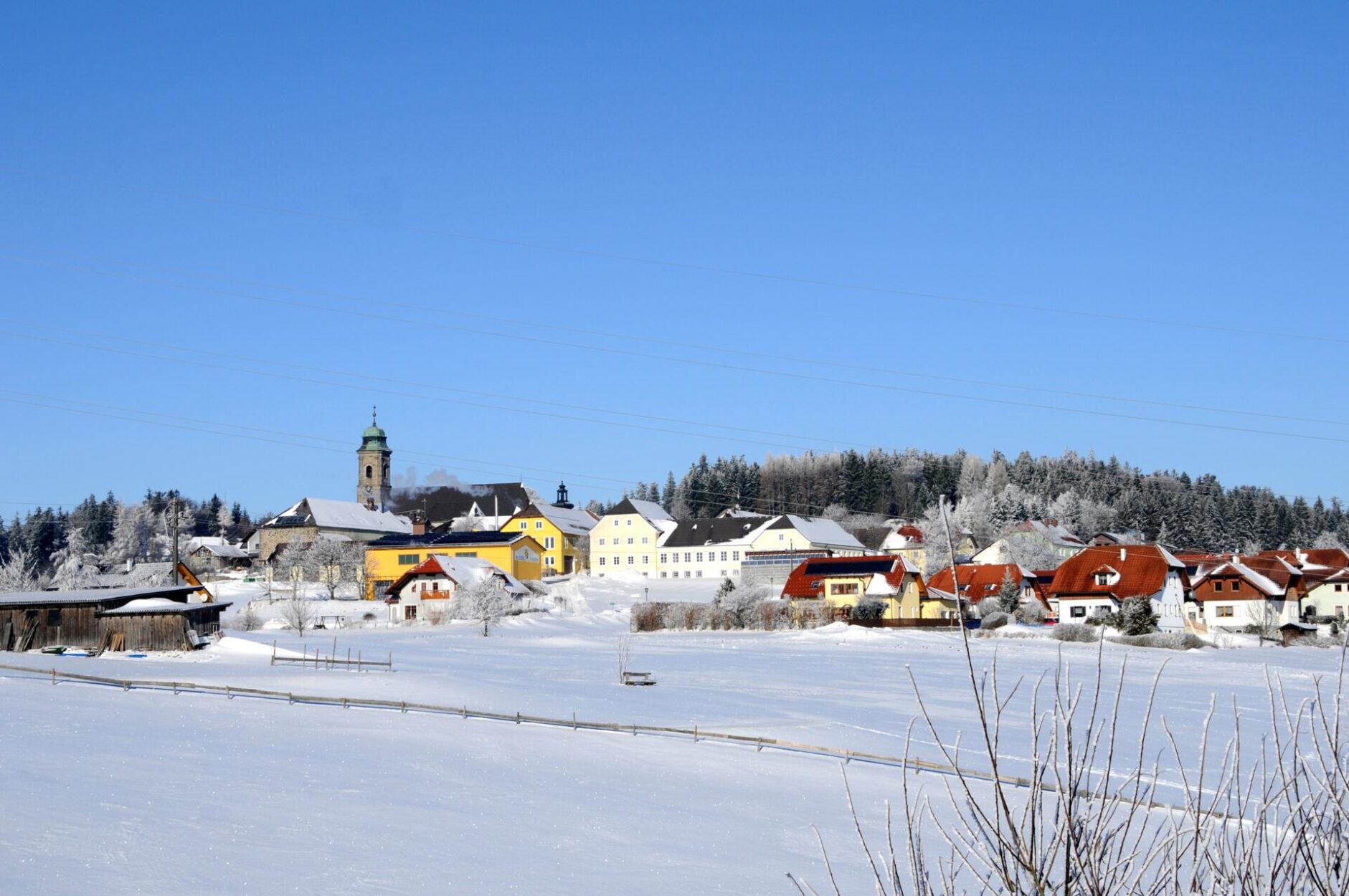 Pfarrkirchen im Winter